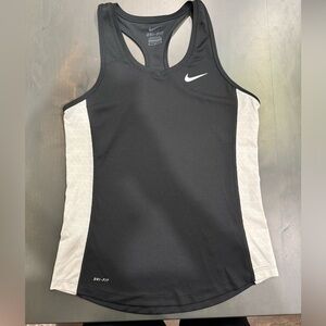 EUC Nike Dri-Fit Black & White Tank Top Size Medium M